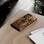 Border Terrier Earthy Watercolor Art Tough Phone Case
