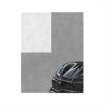 2019 ZR1 C7 Illustration Velveteen Blanket | Triple View Sports Car