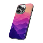 Pastel Mountain Haze Vaporwave Art Tough Phone Case