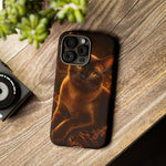 Burmese Golden Sable Portrait Art Tough Phone Case