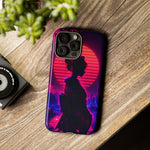 Neon Geisha Silhouette Phone Case | Tough Cover