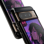 Melancholy Anime Girl Phone Case Vaporwave Tough Case