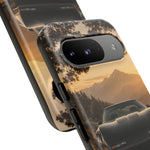 C4 ZR1 Corvette Phone Case, Black Misty Mountain Pass Cover