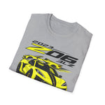 2023 Z06 3LZ Vette Graphic T-Shirt — Yellow Sports Car Tee for Corvette Fans