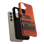 Orange Cuda Phone Case, 71 Classic Muscle Car Tough Cover