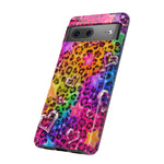 Rainbow Leopard 90s Tough Phone Case