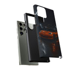 Orange C6 Neon Car Meet Tough Phone Case