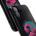 Great Dream Wave Circular Badge Vaporwave Phone Case – Japanese Aesthetic