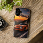 Supra MK4 Orange Touge Night JDM Speed Art Tough Phone Case
