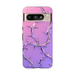 Chrome Thorn Vine Phone Case Vaporwave Tough Cover