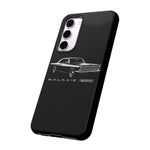 Vintage Galaxie 500 Phone Case | Classic Car Illustration, Black