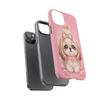 Shih Tzu Princess Kawaii Chibi Puppy Pet Dog Art Tough Phone Case