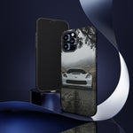 C7 Z06 Corvette Phone Case, White Foggy Country Road Cover