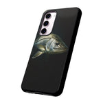 Snook Fishing Phone Case, Saltwater Portrait Black Cover, Gift
