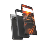 Charger RT Phone Case, Black Coastal Highway Motion Blur