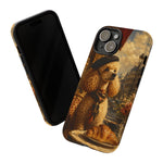 Poodle in Beret Phone Case | Vintage Paris Café Illustration