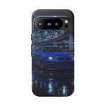 Skyline GT-R R34 Bayside Blue Tokyo Night Art Tough Phone Case
