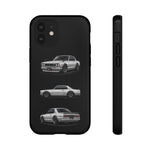 Silver Hakosuka Skyline Classic Sports Car Tough Phone Case for JDM Fans