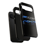 Blue C7 Z06 Sports Car Tough Phone Case Track Style Cover Gift
