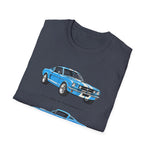 1965 Mustang Fastback T-Shirt | Vintage Car Illustration, Retro Racing