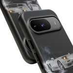 NSX Phone Case, White Pop-Up Headlight Smoke Studio Cover