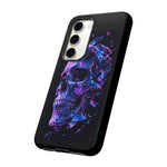 Holographic Skull Phone Case, Shattered Glass Iridescent Cover