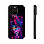 Neon Parrot Cocktails phone case | Tough Cases