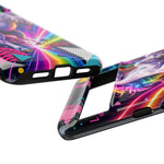 Neon Retro Rainbow Unicorn Phone Case | Tough Cases