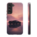 C8 Corvette Silhouette Pastel Horizon Case