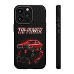 Tri-Power Classic Muscle Car GTO phone case | Retro Automotive Graphic