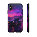 Retro JDM Sports Car Sunset MR2  phone case | Tough Cases