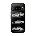 R32 Skyline Phone Case White, Three-View Vector Cover, Gift GTR Fans