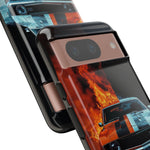 1969 Camaro Fire Ice Muscle Tough Phone Case Cover Gift Art