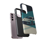 Retro Teal Sports Car C8 phone case | Tough Cases