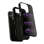 Purple R33 Skyline GTR JDM Sports Car Phone Case Tough Multi View