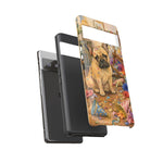 Guilty French Bulldog Phone Case, Confetti Watercolor Cover
