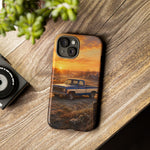 73 Chevy C10 Square body Truck Two-Tone Sunrise Tough Phone Case