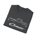 1955 Cameo Carrier Outline Silhouette Classic Truck T-Shirt Line Art Emblem Chevy Pickup Tee Fan Gift
