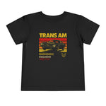 1976 Trans Am Toddler T-Shirt – Retro Black Muscle Car Racing Design