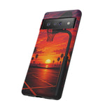 Basketball Court Sunset Phone Case | Tough Phone Case