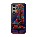 Neon Cowboy Boot phone case | High Noon Saloon design