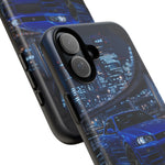 Skyline GT-R R34 Bayside Blue Tokyo Night Art Tough Phone Case