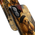 Poodle in Beret Phone Case | Vintage Paris Café Illustration