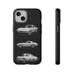 Silver Sting Ray Classic Corvette Phone Case Tough Multi View