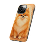 Pomeranian Tiny Fox Fluffy Art Tough Phone Case