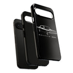 Vintage Galaxie 500 Phone Case | Classic Car Illustration, Black