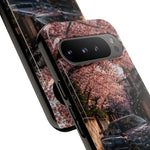 Cherry Blossom Street Scene R34 Skyline GTR Tough Case | Car Photo Cover