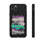 R32 Skyline GT-R Manga Style JDM Tough Phone Case Cover Gift