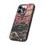 Black 300ZX Phone Case, Cherry Blossom Torii Art Tough Cover