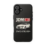 R34 Skyline GT-R JDM Rising Sun Tough Phone Case Cover Gift
